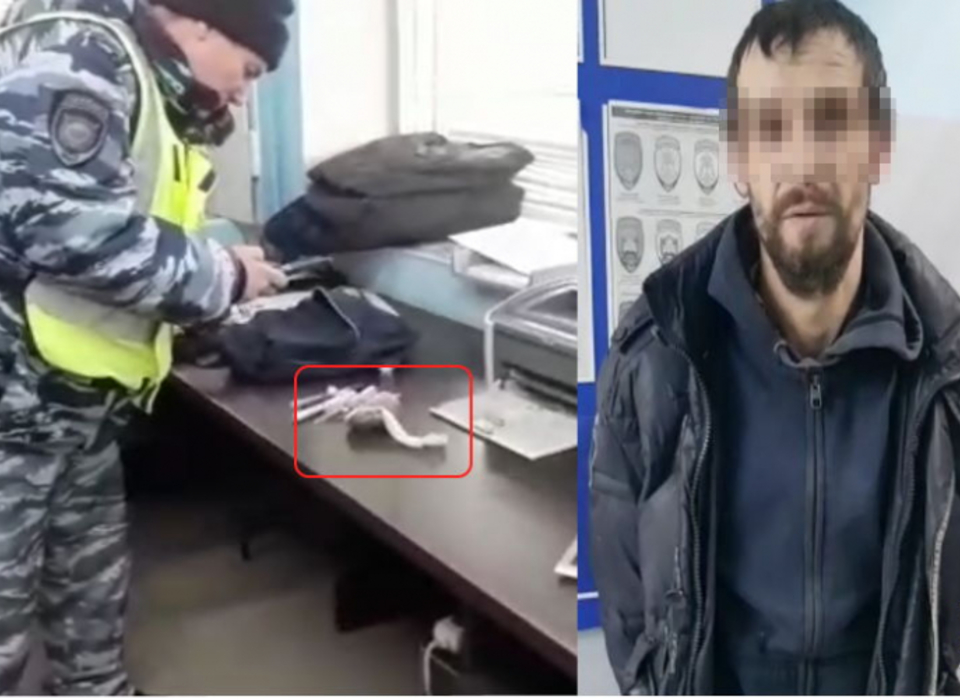 В Волгоградской области у пассажира ВАЗа полицейские изъяли растительный наркотик