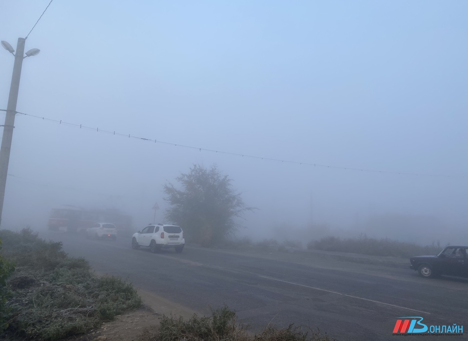 На несколько часов Волгоградскую область поглотил сильный туман