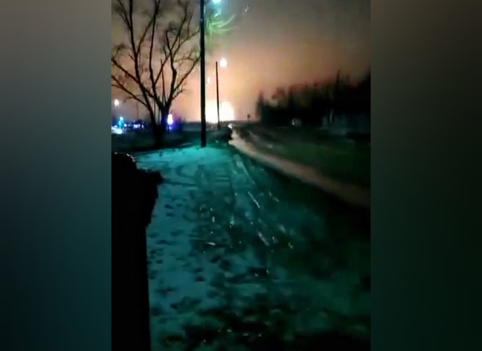 Появилось видео второго взрыва в Еланском районе Волгоградской области