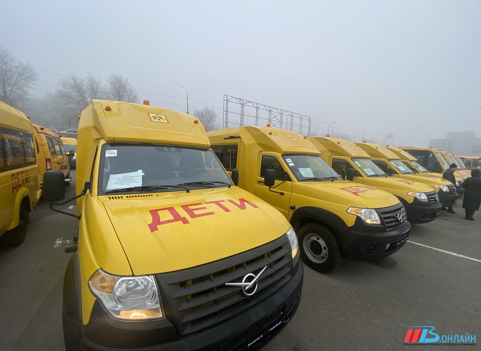 Школьный автопарк Волгоградской области пополнили 55 жёлтых автобусов