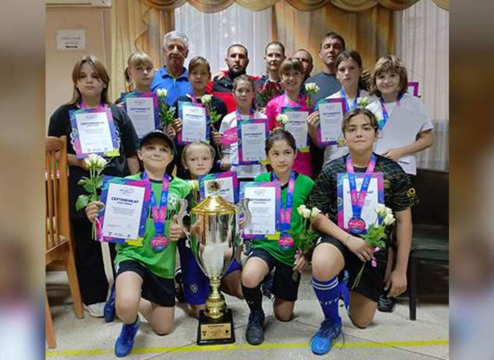 Юные футболистки из Камышина стали победителями всероссийских соревнований