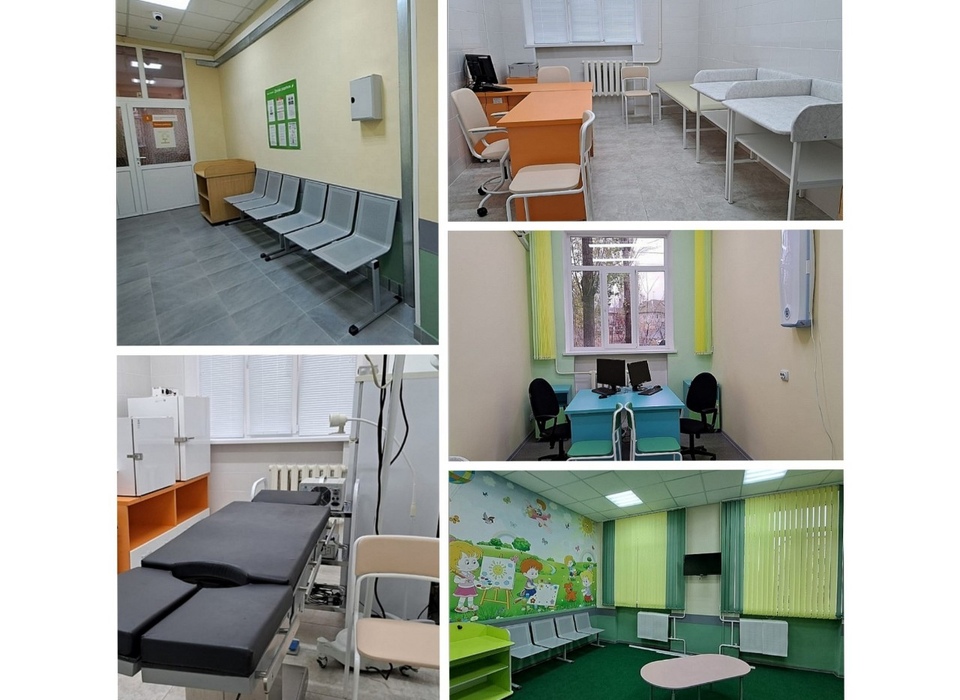Под Волгоградом завершили капремонт детской поликлиники