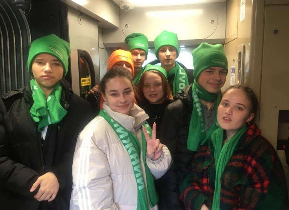 Вторая группа волгоградских 10-классников отправилась в Нижний Новгород