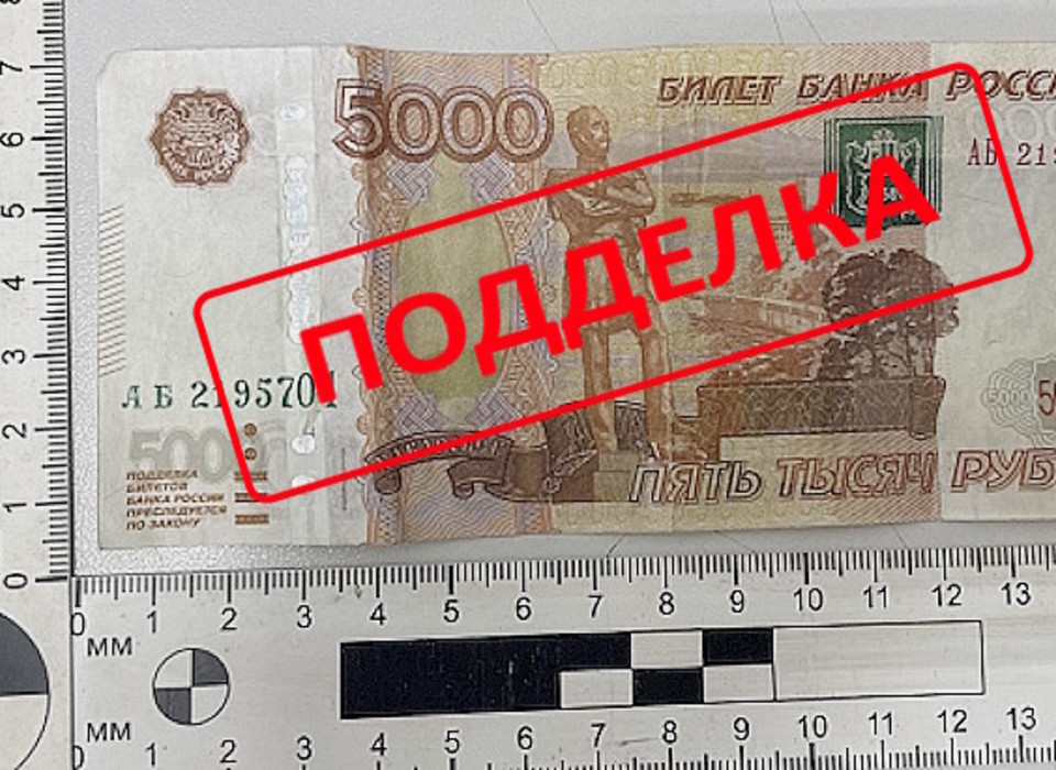 В Волгограде изъяли фальшивые пятитысячные купюры