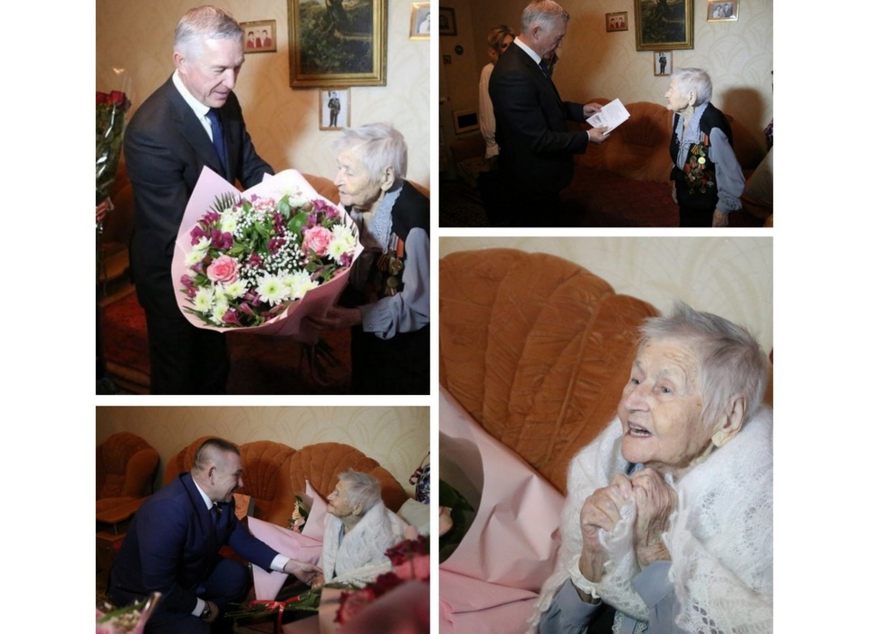 В Волгограде ветеран Великой Отечественной войны Варвара Шморгун отмечает 100-летие