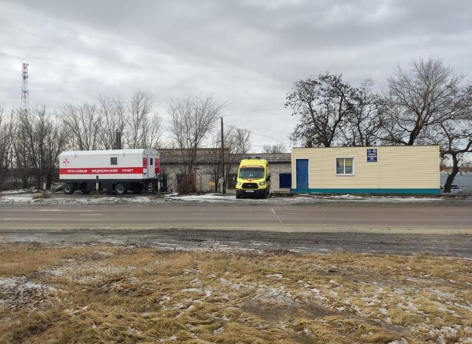 Более 1 тыс. пострадавших в ДТП спасли в трассовых медпунктах Волгоградской области