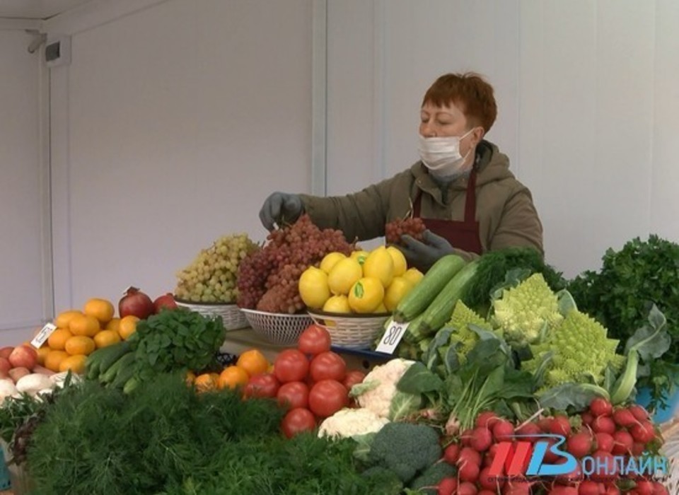 В 2023 году в Волгоградскую область завезли 350 тонн овощей и фруктов
