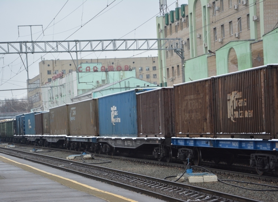 Погрузка на железной дороге в Волгоградской области выросла на 1% в 2022 году