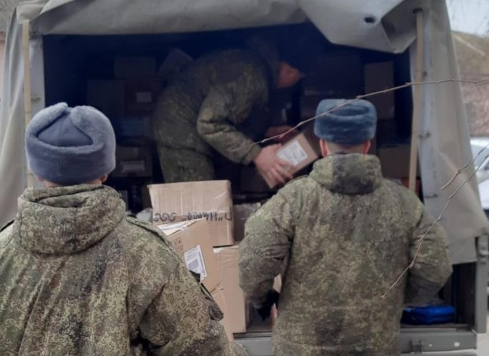Из Волгоградской области отправили очередной гуманитарный груз для бойцов СВО