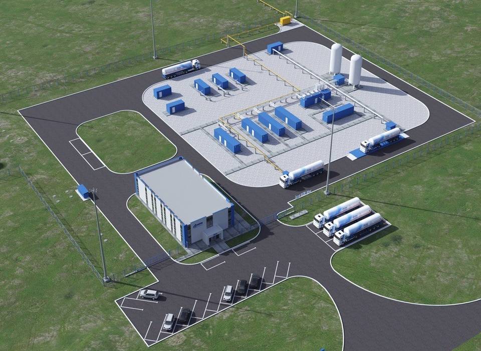 Под Волгоградом строят первый в ЮФО комплекс по сжижению природного газа