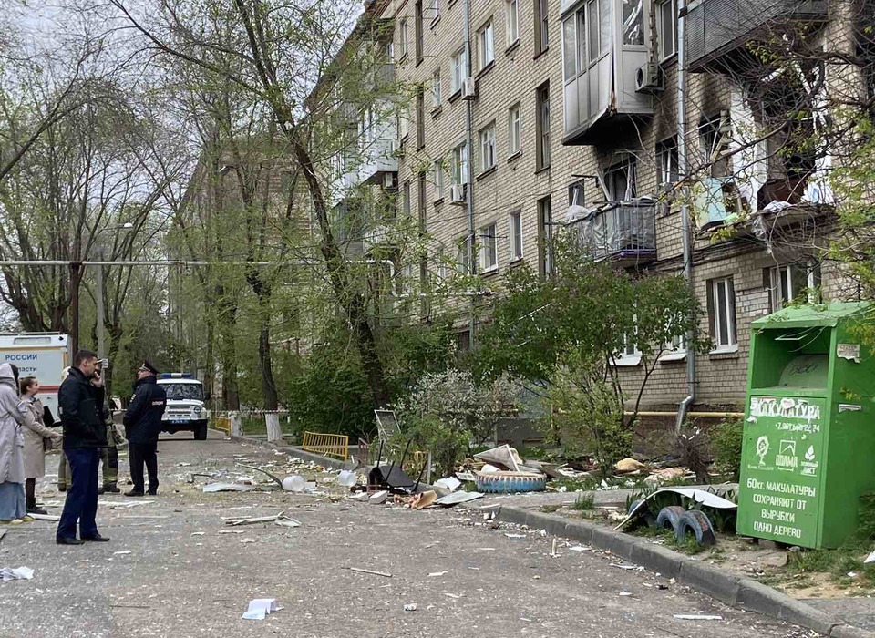 В Волгограде начали обследование дома, в котором произошел взрыв