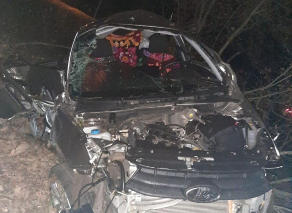 Под Волгоградом 29-летний водитель «Лады Гранты» погиб в ДТП