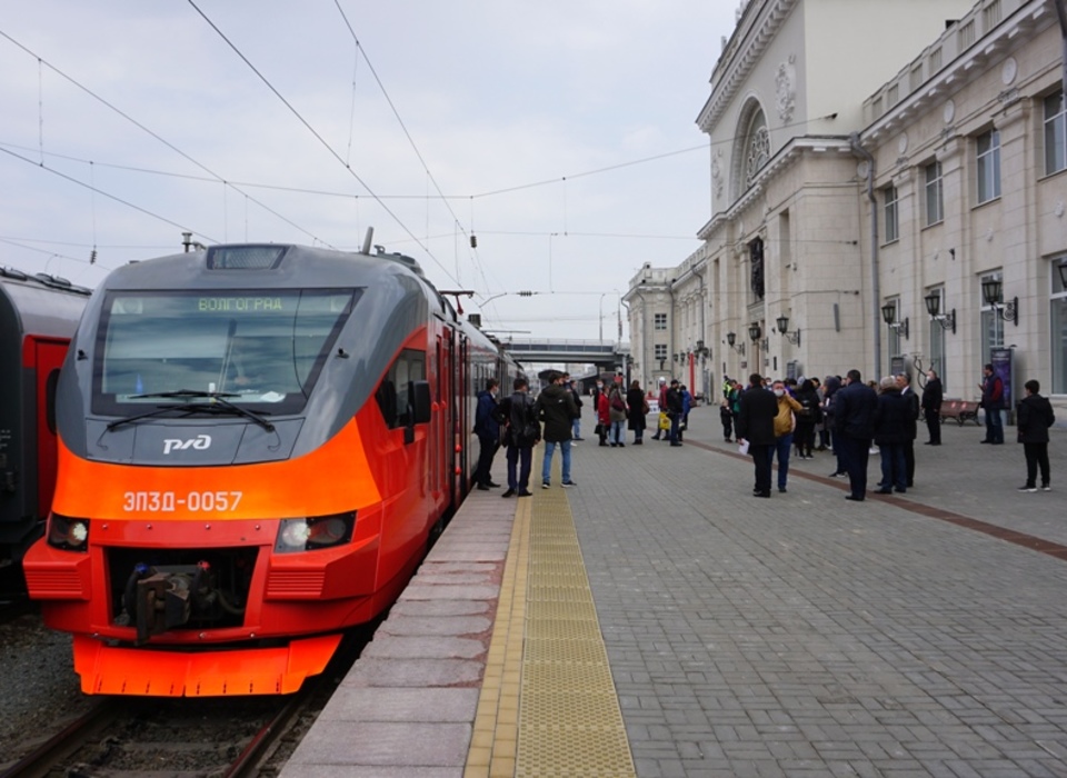 На майские праздники в Волгоградской области изменят расписание пригородных поездов