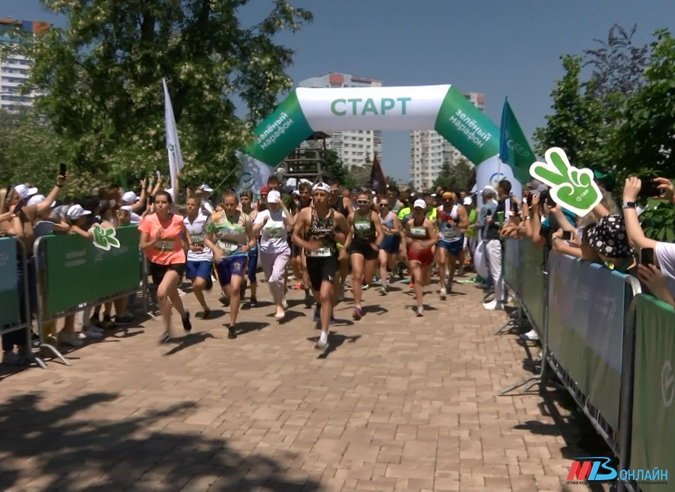 Более 3,5 тысяч жителей области стали участниками юбилейного «Зеленого марафона» в Волгограде