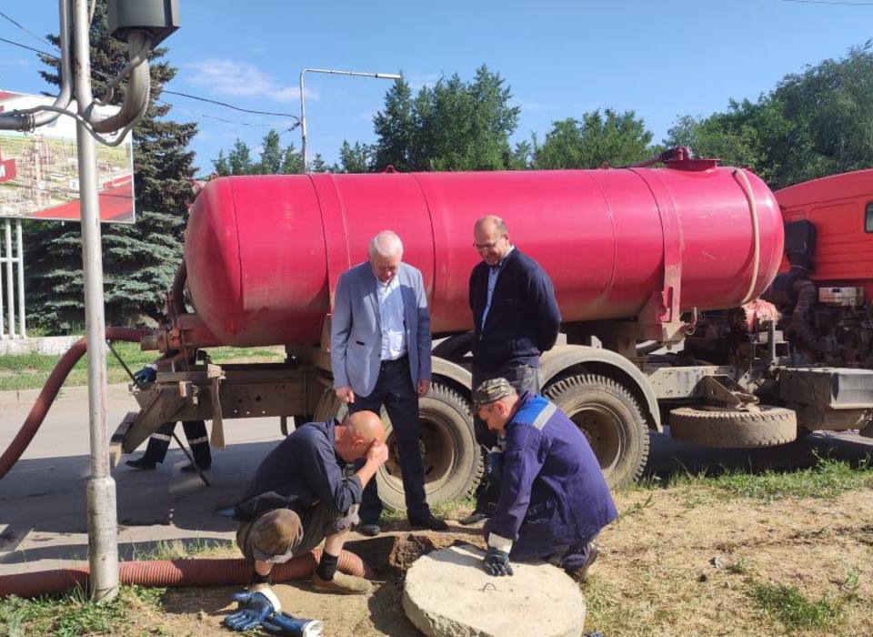 В Котово Волгоградской области завершены работы по прочистке канализации