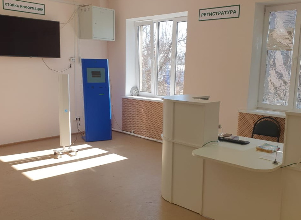 В Октябрьском районе Волгоградской области завершают ремонт детской поликлиники