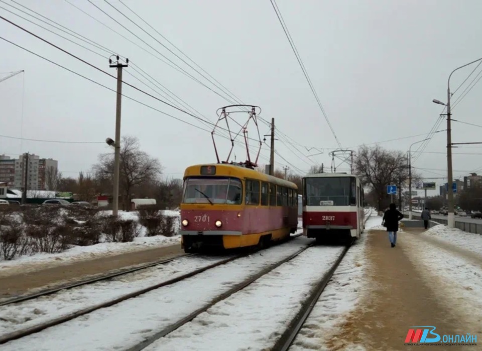 В Волгограде изменили границы движения трамваев