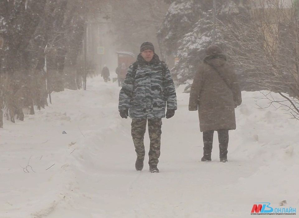 Циклон «Ольга» надвигается на Волгоград со снегопадами