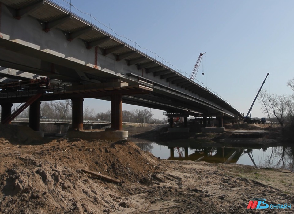 Под Волгоградом на 80% готов мост через ерик Гнилой