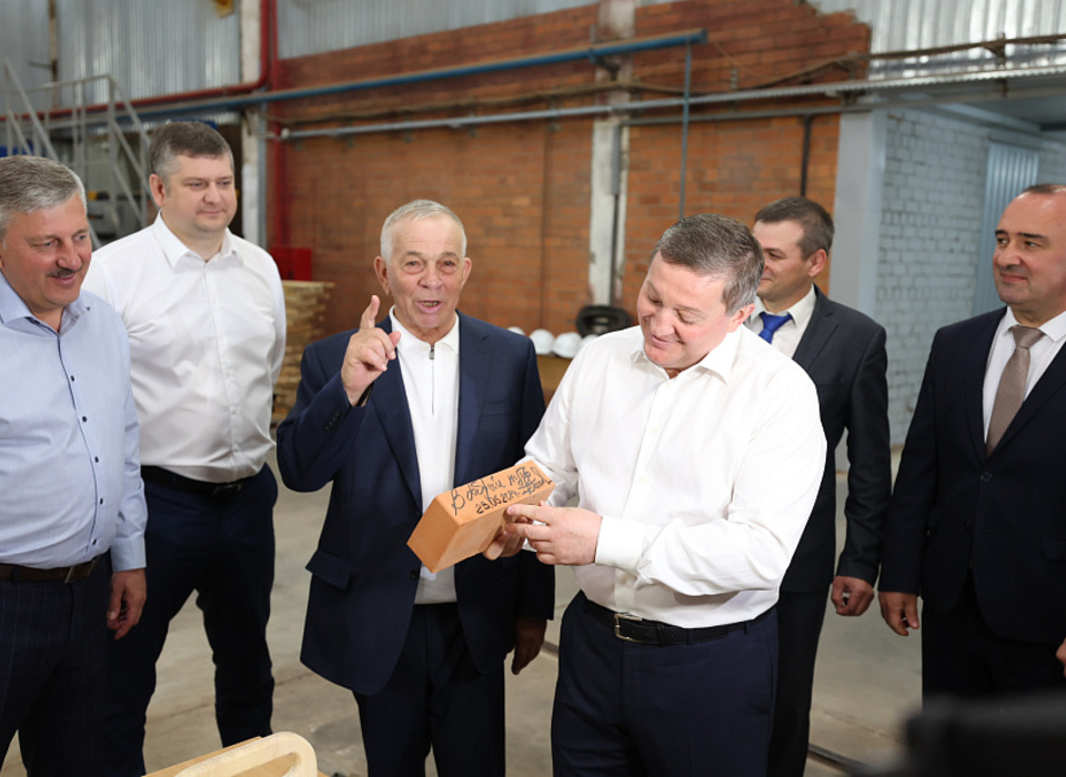 В Волгоградской области запустили новое производство керамического кирпича