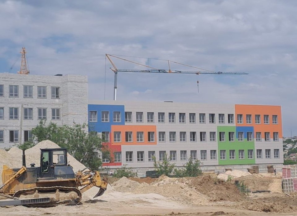 В Волгограде строят школу на 1124 места