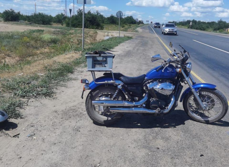 Два мотоциклиста не смогли разъехаться на трассе под Волгоградом