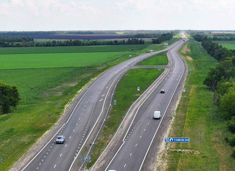В Волгоградской области до четырех полос расширили часть трассы Р-22 «Каспий»