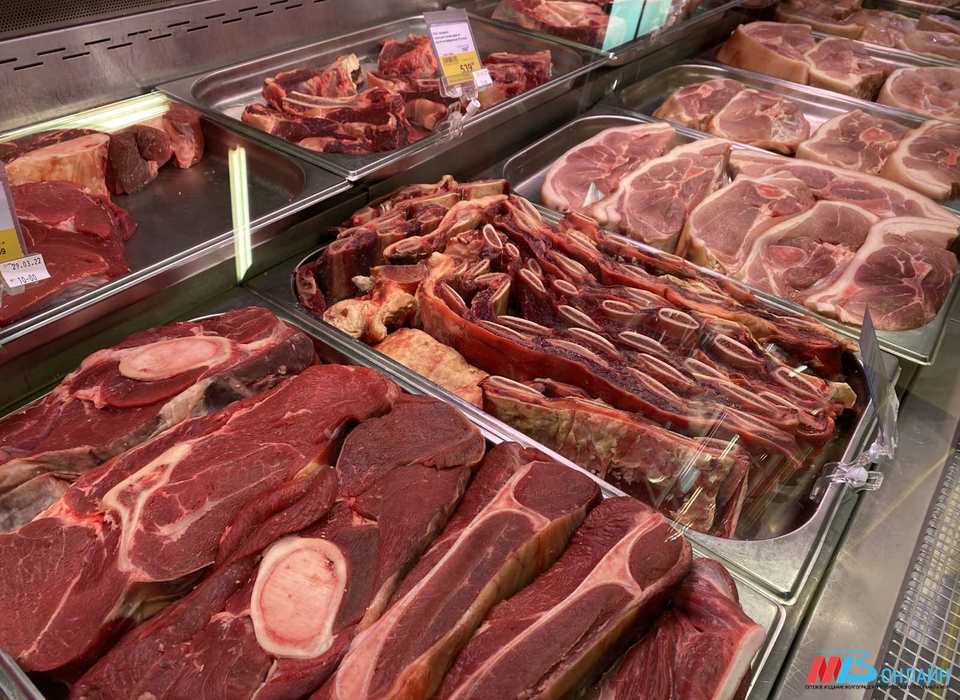 В Волгоградской области обнаружили 160 кг мяса говядины без информации о сырье