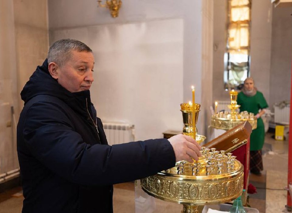 Глава Волгоградской области оценил ход ремонта храма Всех Святых на Мамаевом кургане