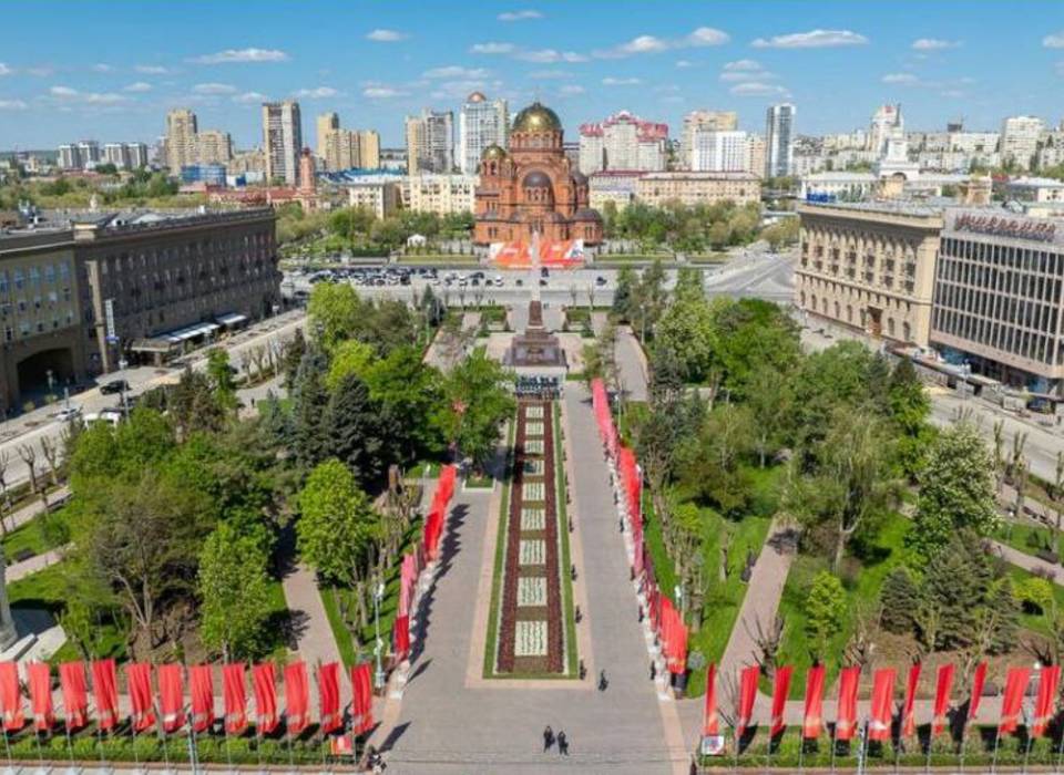 Пешеходный режим введут в центре Волгограда в дни празднования 80-летия Победы