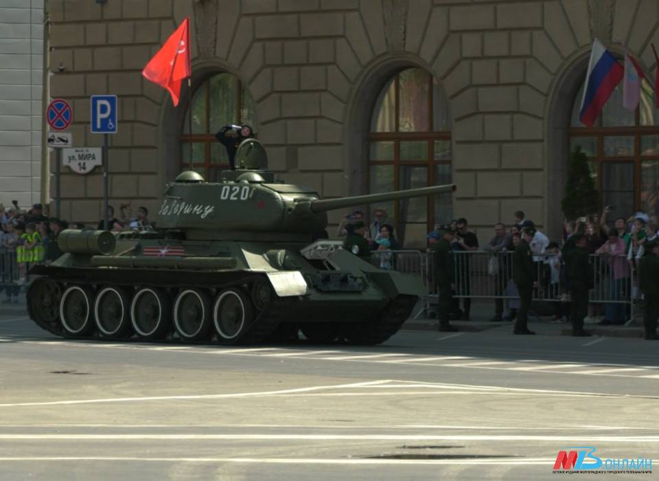 7 мая в Волгограде состоялась генеральная репетиция Парада Победы
