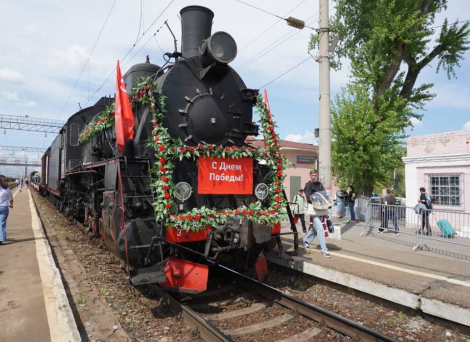 Ретропоезд «Воинский эшелон» увидели почти 40 тыс. жителей Волгоградской области