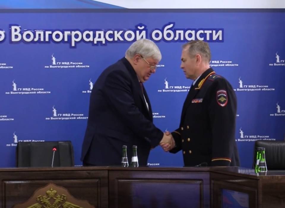 Личному составу ГУ МВД России по Волгоградской области представили нового руководителя