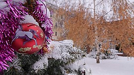 Центральный район украшают к новогодним праздникам • День района, выпуск от 15 декабря 2022