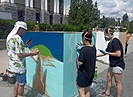 В Волгограде в рамках феста  #ТриЧетыре создадут 20 картин в стиле граффити