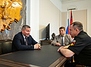 Андрей Бочаров встретился с контр-адмиралом Владимиром Цимлянским