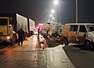 Под Волгоградом водитель фургона Fiat Ducato погиб, влетев в два автомобиля