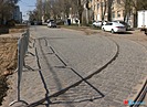 В Волгограде ремонтируют историческую гранитную мостовую на улице КИМ