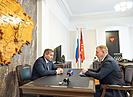 Губернатор Андрей Бочаров провел рабочую встречу с Сергеем Горняковым