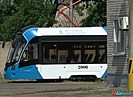 В Волгограде показали новые односекционные трамваи «Львёнок»