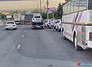 Следовавший из Москвы в Махачкалу автобус протаранил 9 машин в Волгограде