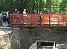 В центре Волгограда обновляют участок теплосети под Первой продольной магистралью