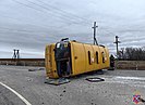 Последствия ДТП со школьным автобусом под Волгоградом сняли на видео