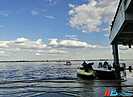 Волгоградцы запечатлели пик сброса воды на Волжской ГЭС